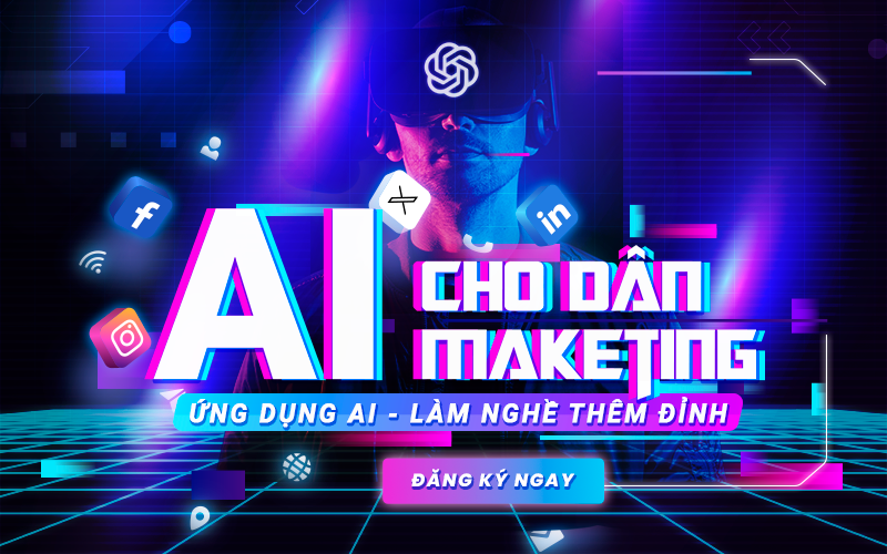 Đào tạo AI Marketing miễn phí hàng tuần